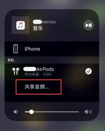 东河苹果14音频维修点分享iPhone14音频共享设置方法 