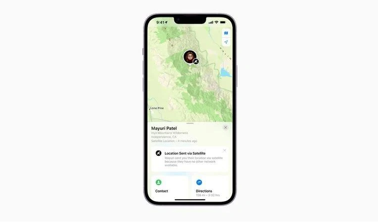 东河苹果14维修分享iPhone14系列中 FindMy功能通过卫星分享位置方法教程 