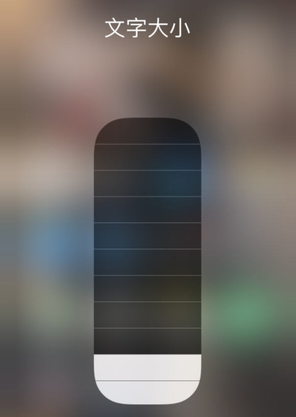 东河苹果手机维修分享小技巧：在 iPhone 控制中心快速调节字体大小 